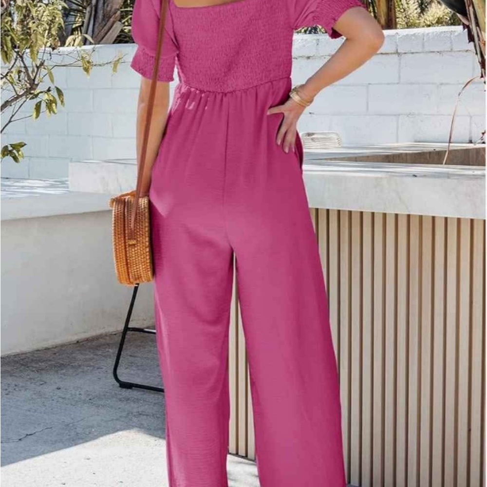Elegant Pink Jumpsuit